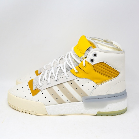 adidas Rivalry RM Basketball White Yellow Boost - Picture 2 of 7